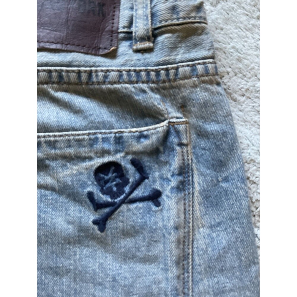 Zoo York Bronx Unbreakable Mens Dark Wash Straight Leg Button Fly Jeans Sz 40